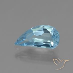Topaze Bleu ciel naturelle Fantaisie, 1.41 ct, VVS