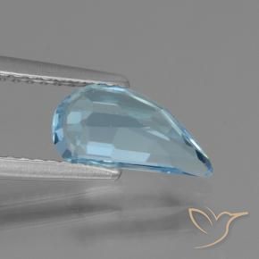 Topaze Bleu ciel naturelle Fantaisie, 1.41 ct, VVS