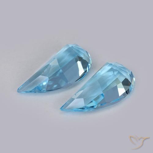 Achetez naturel 2.69ct Bleu Suisse Topaze gems, Forme fantaisie, En provenance Brésil chez GemSelect. En stock, livraison internationale!