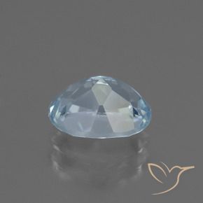 Topaze Bleu ciel naturelle ovale, 2.48 ct, VVS-VS