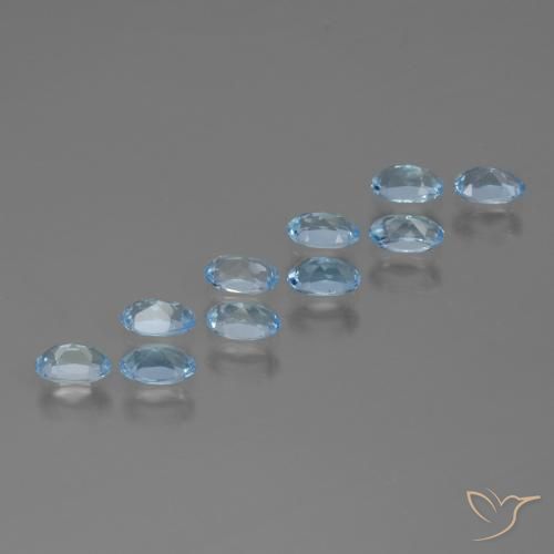 Shop natural 3.22ct Bleu ciel Topaze gems, ovale, from Brésil at GemSelect. In stock, global shipping!
