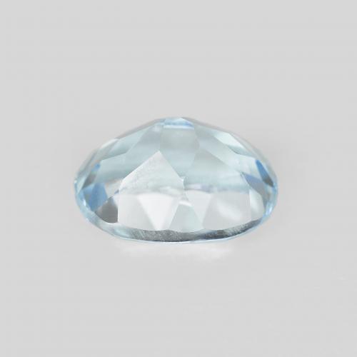 Topaze Bleu bébé naturelle ovale, 2.57 ct, VVS-VS