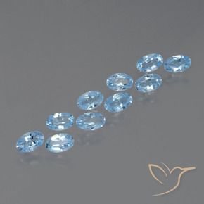 Shop natural 3.06ct Bleu ciel Topaze gems, ovale, from Brésil at GemSelect. In stock, global shipping!