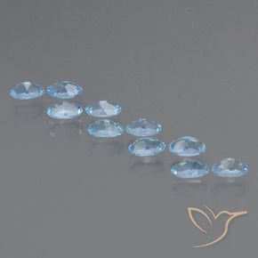 Shop natural 3.16ct Bleu Suisse Topaze gems, ovale, from Brésil at GemSelect. In stock, global shipping!