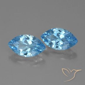 Shop natural 7.86ct Bleu Suisse Topaze gems, Marquise, from Brésil at GemSelect. In stock, global shipping!