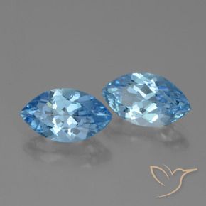 Shop natural 8.21ct Bleu Suisse Topaze gems, Marquise, from Brésil at GemSelect. In stock, global shipping!