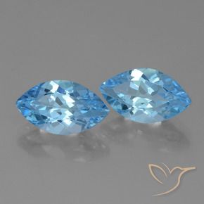 Shop natural 8.11ct Bleu Suisse Topaze gems, Marquise, from Brésil at GemSelect. In stock, global shipping!