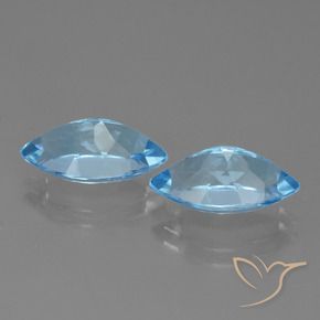 Shop natural 8.77ct Bleu Suisse Topaze gems, Marquise, from Brésil at GemSelect. In stock, global shipping!