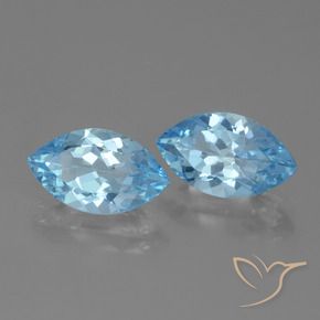 Shop natural 8.14ct Bleu ciel Topaze gems, Marquise, from Brésil at GemSelect. In stock, global shipping!