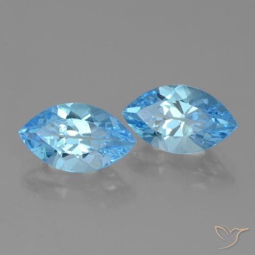 Shop natural 8.52ct Bleu Suisse Topaze gems, Marquise, from Brésil at GemSelect. In stock, global shipping!