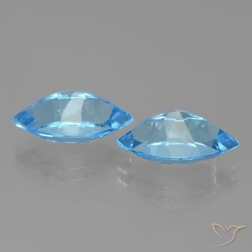 Shop natural 8.52ct Bleu Suisse Topaze gems, Marquise, from Brésil at GemSelect. In stock, global shipping!