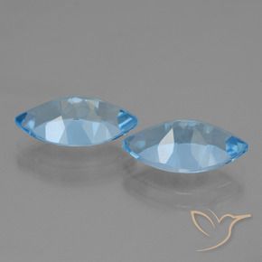 Shop natural 8.10ct Bleu Suisse Topaze gems, Marquise, from Brésil at GemSelect. In stock, global shipping!