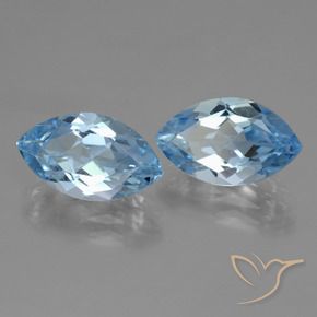 Shop natural 8.19ct Bleu ciel Topaze gems, Marquise, from Brésil at GemSelect. In stock, global shipping!