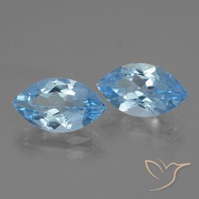 Shop natural 7.68ct Bleu ciel Topaze gems, Marquise, from Brésil at GemSelect. In stock, global shipping!