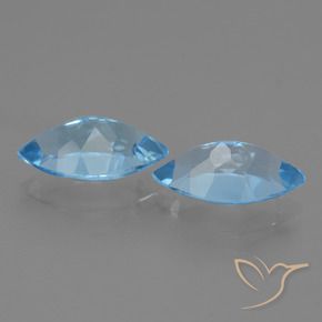 Shop natural 8.28ct Bleu Suisse Topaze gems, Marquise, from Brésil at GemSelect. In stock, global shipping!