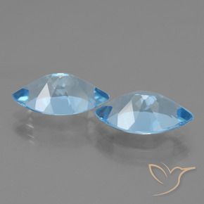 Shop natural 8.11ct Bleu Suisse Topaze gems, Marquise, from Brésil at GemSelect. In stock, global shipping!