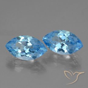 Shop natural 8.49ct Bleu Suisse Topaze gems, Marquise, from Brésil at GemSelect. In stock, global shipping!