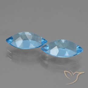 Shop natural 8.49ct Bleu Suisse Topaze gems, Marquise, from Brésil at GemSelect. In stock, global shipping!