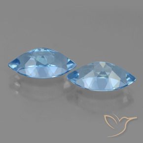 Shop natural 8.65ct Bleu ciel Topaze gems, Marquise, from Brésil at GemSelect. In stock, global shipping!