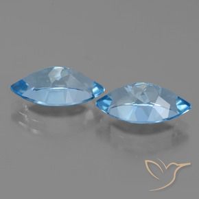 Shop natural 8.36ct Bleu Suisse Topaze gems, Marquise, from Brésil at GemSelect. In stock, global shipping!
