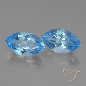 Shop natural 8.44ct Bleu Suisse Topaze gems, Marquise, from Brésil at GemSelect. In stock, global shipping!