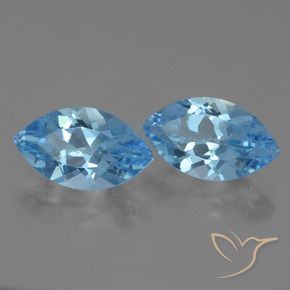 Shop natural 8.20ct Bleu Suisse Topaze gems, Marquise, from Brésil at GemSelect. In stock, global shipping!