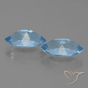 Shop natural 8.20ct Bleu Suisse Topaze gems, Marquise, from Brésil at GemSelect. In stock, global shipping!