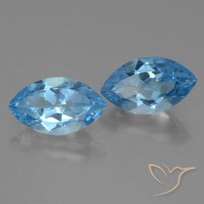Shop natural 8.40ct Bleu Suisse Topaze gems, Marquise, from Brésil at GemSelect. In stock, global shipping!