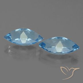 Shop natural 8.46ct Bleu Suisse Topaze gems, Marquise, from Brésil at GemSelect. In stock, global shipping!
