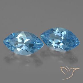 Shop natural 8.42ct Bleu Suisse Topaze gems, Marquise, from Brésil at GemSelect. In stock, global shipping!