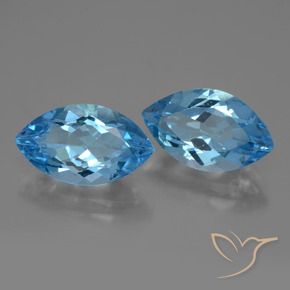 Shop natural 8.11ct Bleu Suisse Topaze gems, Marquise, from Brésil at GemSelect. In stock, global shipping!