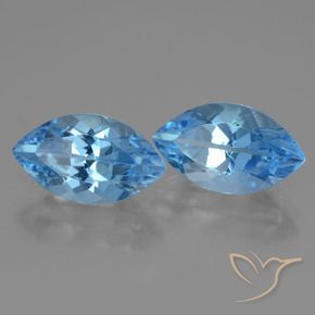 Shop natural 8.84ct Bleu Suisse Topaze gems, Marquise, from Brésil at GemSelect. In stock, global shipping!