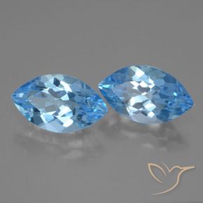 Shop natural 8.20ct Bleu ciel Topaze gems, Marquise, from Brésil at GemSelect. In stock, global shipping!