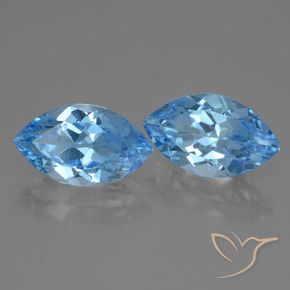 Shop natural 8.58ct Bleu Suisse Topaze gems, Marquise, from Brésil at GemSelect. In stock, global shipping!