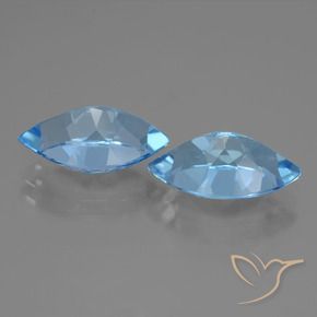 Shop natural 8.58ct Bleu Suisse Topaze gems, Marquise, from Brésil at GemSelect. In stock, global shipping!