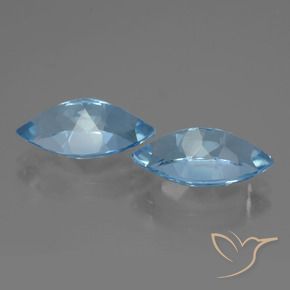 Shop natural 8.27ct Bleu Suisse Topaze gems, Marquise, from Brésil at GemSelect. In stock, global shipping!