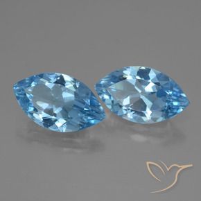 Shop natural 7.23ct Bleu Suisse Topaze gems, Marquise, from Brésil at GemSelect. In stock, global shipping!