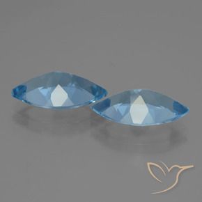 Shop natural 7.23ct Bleu Suisse Topaze gems, Marquise, from Brésil at GemSelect. In stock, global shipping!