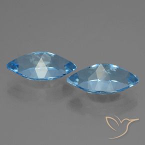 Shop natural 8.40ct Bleu Suisse Topaze gems, Marquise, from Brésil at GemSelect. In stock, global shipping!