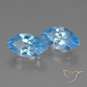 Shop natural 8.45ct Bleu Suisse Topaze gems, Marquise, from Brésil at GemSelect. In stock, global shipping!