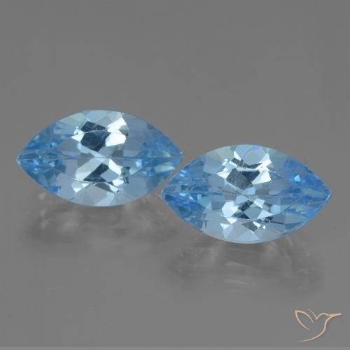 Shop natural 7.93ct Bleu Suisse Topaze gems, Marquise, from Brésil at GemSelect. In stock, global shipping!