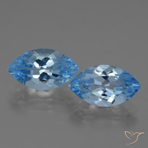 Shop natural 8.53ct Bleu Suisse Topaze gems, Marquise, from Brésil at GemSelect. In stock, global shipping!
