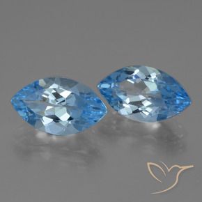 Shop natural 8.53ct Bleu Suisse Topaze gems, Marquise, from Brésil at GemSelect. In stock, global shipping!