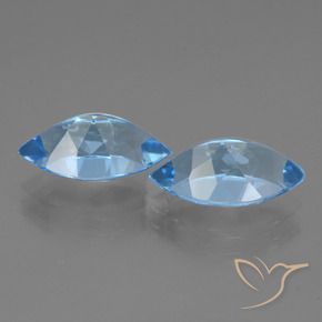 Shop natural 8.74ct Bleu Suisse Topaze gems, Marquise, from Brésil at GemSelect. In stock, global shipping!