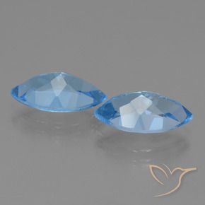 Shop natural 8.09ct Bleu Suisse Topaze gems, Marquise, from Brésil at GemSelect. In stock, global shipping!