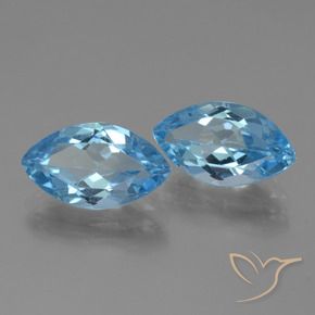 Shop natural 7.91ct Bleu ciel Topaze gems, Marquise, from Brésil at GemSelect. In stock, global shipping!