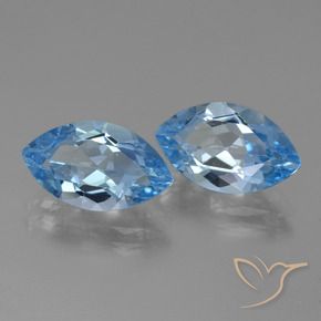 Shop natural 8.37ct Bleu ciel Topaze gems, Marquise, from Brésil at GemSelect. In stock, global shipping!