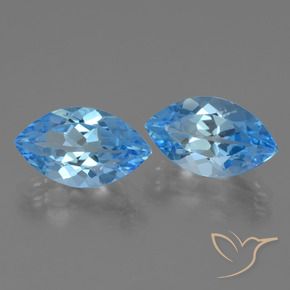 Shop natural 8.55ct Bleu Suisse Topaze gems, Marquise, from Brésil at GemSelect. In stock, global shipping!