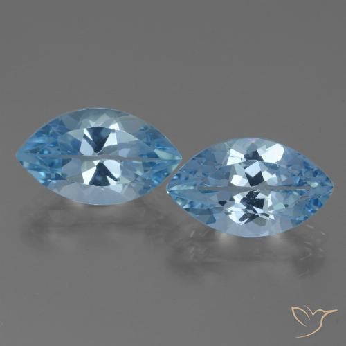 Shop natural 8.39ct Bleu Suisse Topaze gems, Marquise, from Brésil at GemSelect. In stock, global shipping!