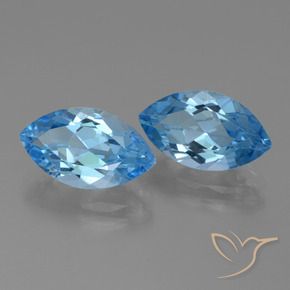 Shop natural 8.71ct Bleu Suisse Topaze gems, Marquise, from Brésil at GemSelect. In stock, global shipping!